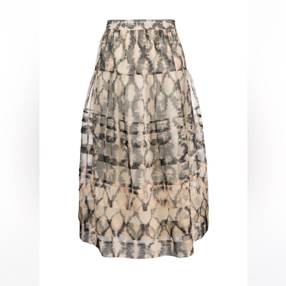 Ulla Johnson Dimitra Skirt in Fossil (Size 4)